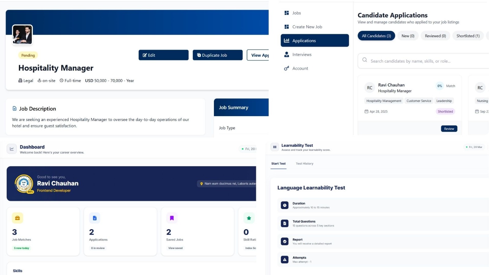 Recruiter Dashboard